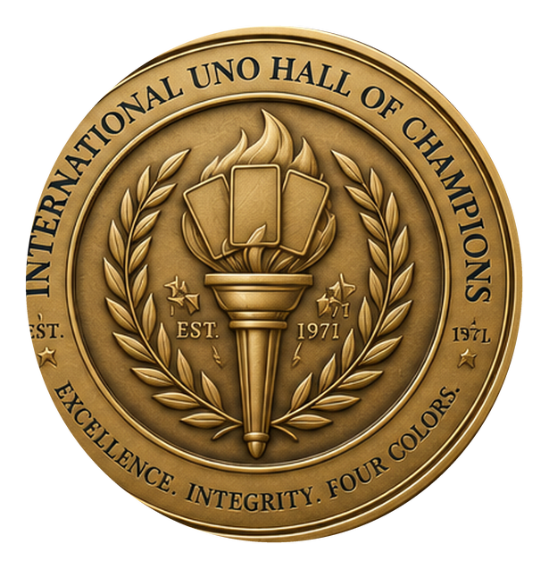 The gold IUHC championship medal